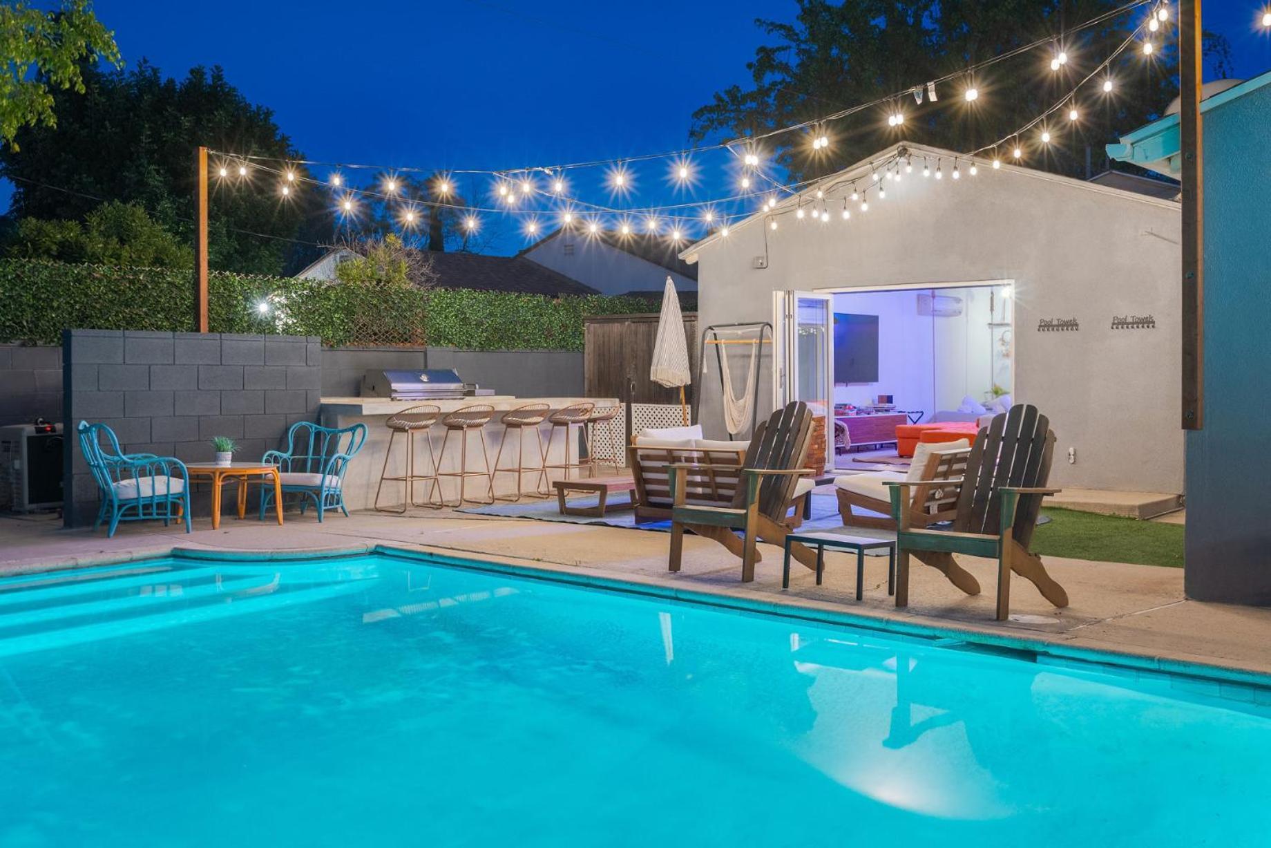 Angel&Rose Universal Hollywood Heated Pool House King Bed Los Angeles Buitenkant foto